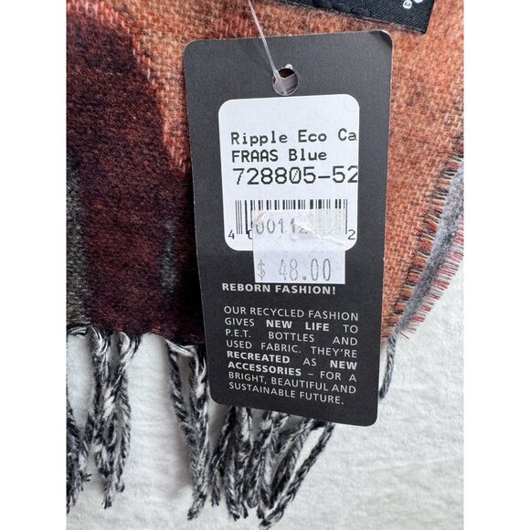 Fraas Eco Cashmink Ripple Print Colorful Soft Scarf NWT - Picture 10 of 12